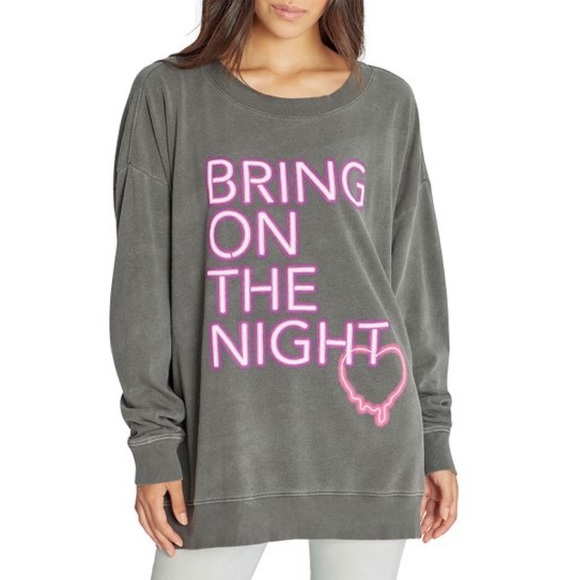 Sweat-shirt Graphique À Col Rond Standard - Noir | 's® BE